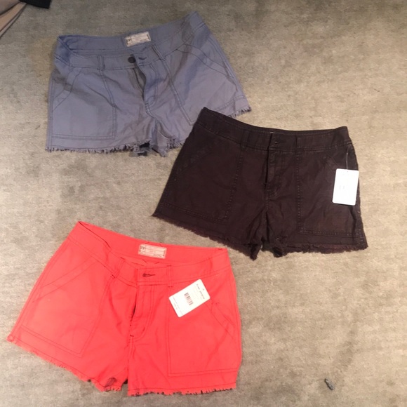 3 Free People Shorts